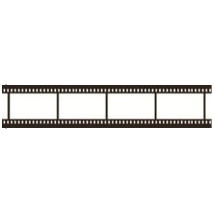 Скотч бумажный Scrapberrys с рисунком "Киноплёнка"