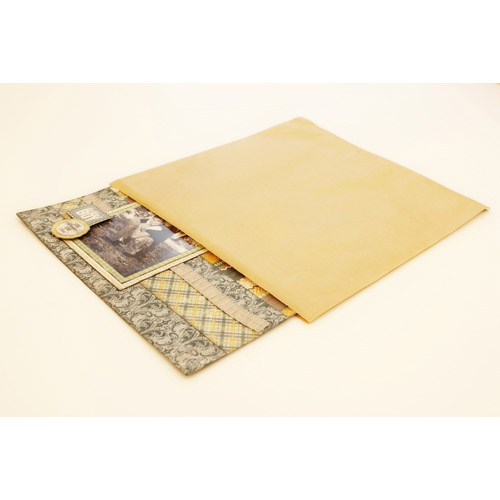 Крафт конверт 32 х 34см, 5 штук