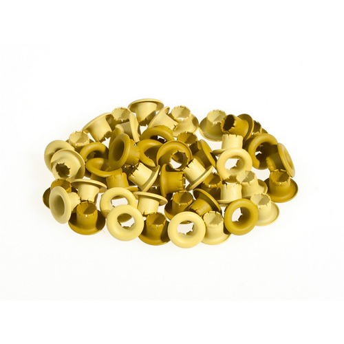 Набор люверов 4,8 мм Scrapberrys, желто-зелёные