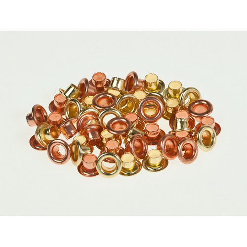 Набор люверсов 4,8 мм Scrapberrys, золото-медь