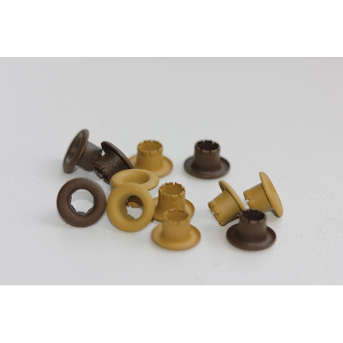 Набор люверов 4,8 мм Scrapberrys, коричневые