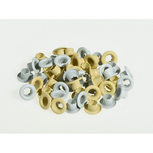 Набор люверов 4,8 мм Scrapberrys,белый и кремовый