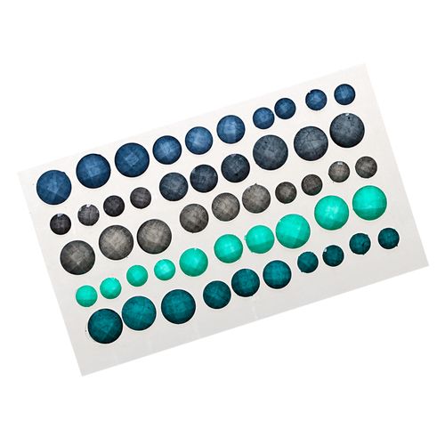 Набор граненых страз Scrapberrys, холодные цвета