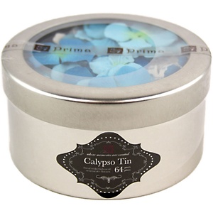 Набор цветов Prima "Calypso" в металлической банке. Цвет голубой.