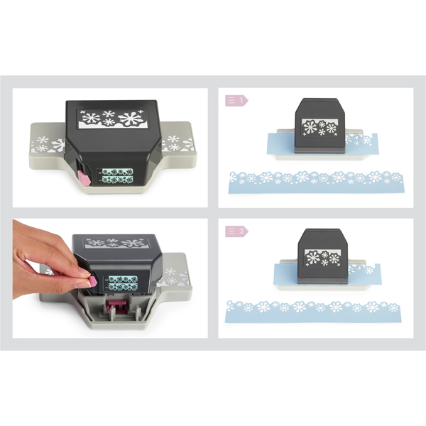 Фигурный дырокол для декора края EK Success "Flurries"