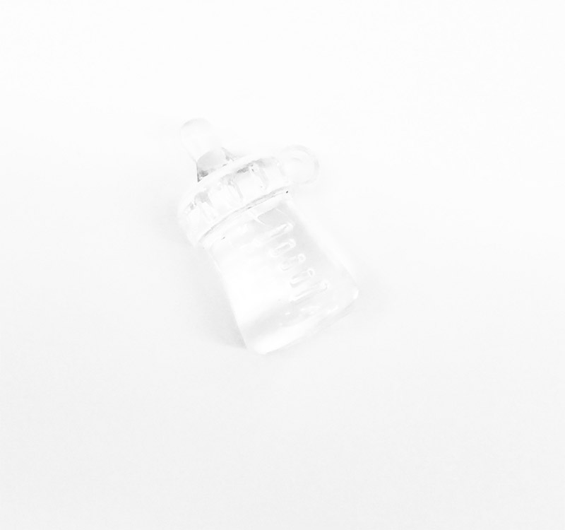 Подвеска акриловая"Бутылочка", цвет прозрачный (305)