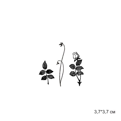 Штамп Stylish Stamps "Дополнение к уголку из роз"