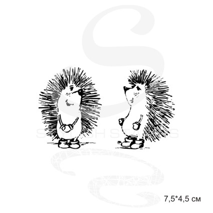 Штамп Stylish Stamps "Ежики"
