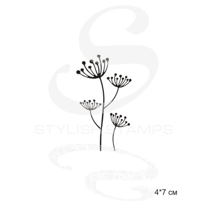 Штамп Stylish Stamps "Укропчик 01132"