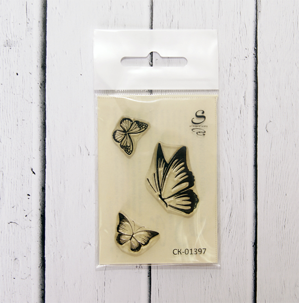 Штамп Stylish Stamps "Три бабочки"
