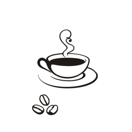 Штамп KatrinCraft "Чашка кофе "Л""