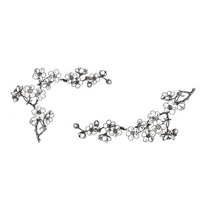 Штамп Stylish Stamps "Яблоневый цвет 00146"