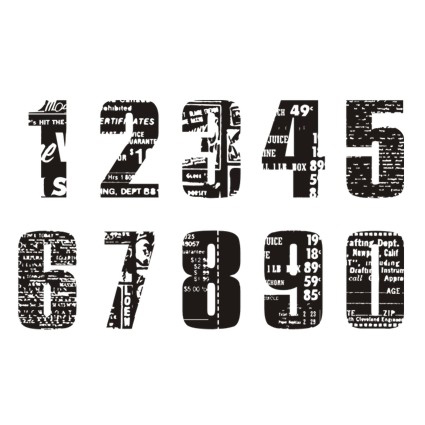 Штамп KatrinCraft "Цифры № 02,00169"