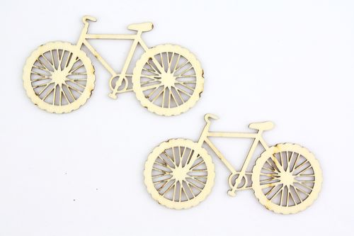 Вырубка деревянная Scrapberrys "Велосипед 4,3*8см"