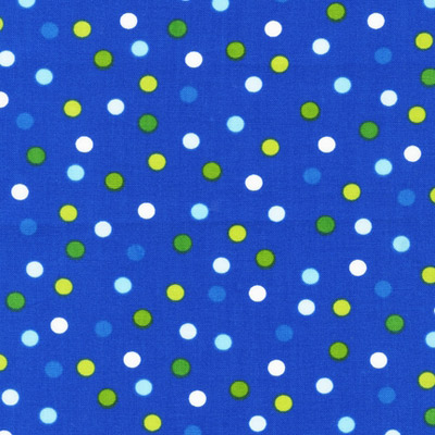 Ткань лоскутная 50 х 55 см "REMIX", цветное конфетти на синем