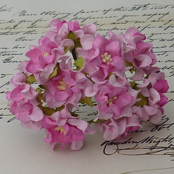 Букет гардений 4 см, цвет розовый 2 тона