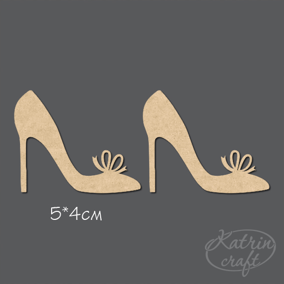 Чипборд "Туфли №1 2шт"