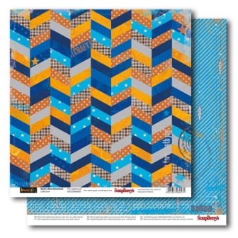 Бумага Scrapberrys " Новые приключения Басика"Маяк (SB467)