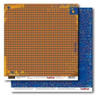 Бумага Scrapberrys " Новые приключения Басика"Под теплым пледом (SB468)