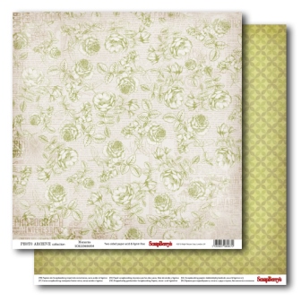 Бумага Scrapberrys "Фотоархив"Воспоминания (SB471)