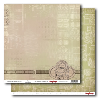 Бумага Scrapberrys "Фотоархив"Диафрагма (SB472)