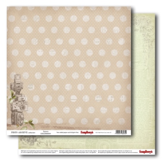 Бумага Scrapberrys "Фотоархив"Камера (SB473)