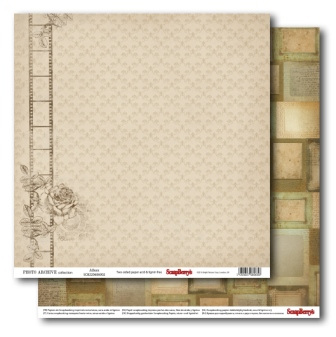 Бумага Scrapberrys "Фотоархив" Фотоальбом (SB476)