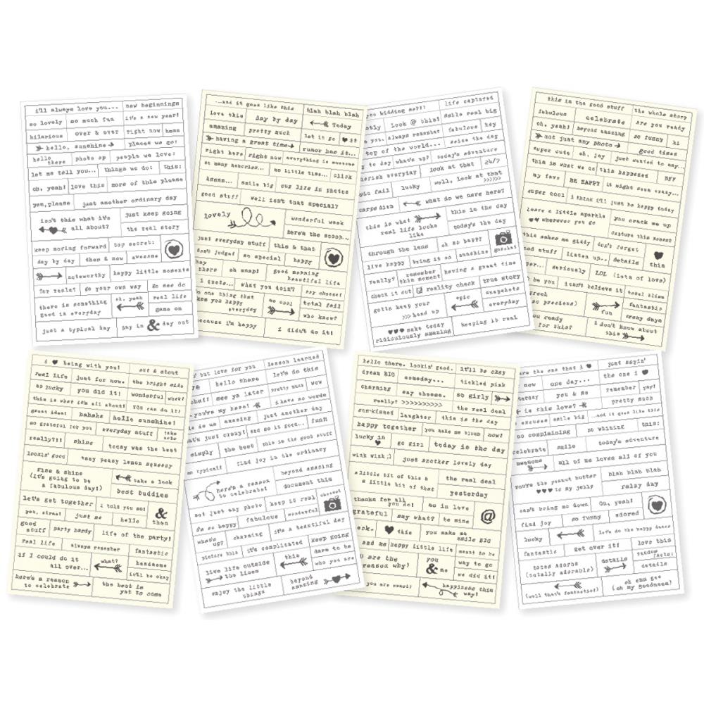 Наклейки Simple Storie Sn@p! Life Documented "Фразы"