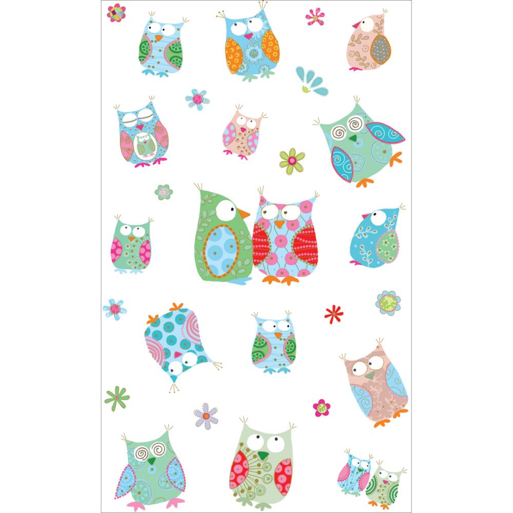 Наклейки Mrs Grossman "Маленькие мудрые совы"