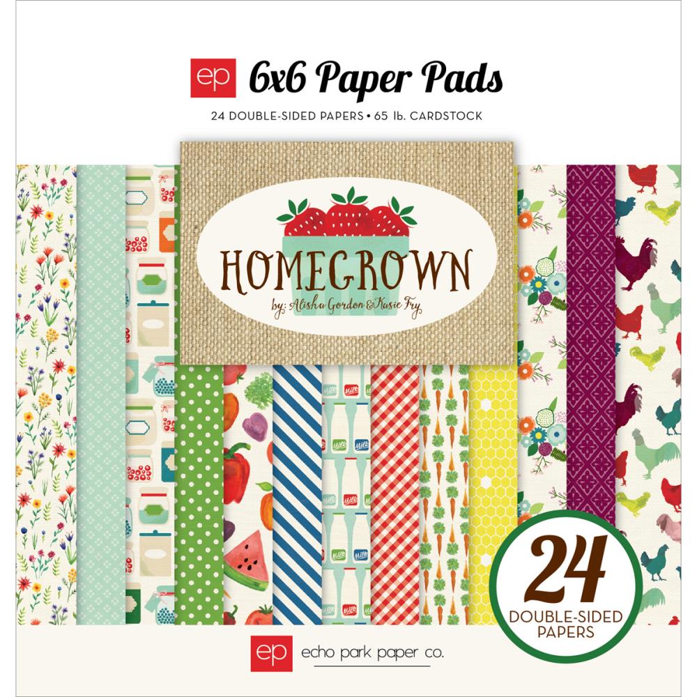 Набор бумаги 15 х 15 см Echo Park "Homegrown"