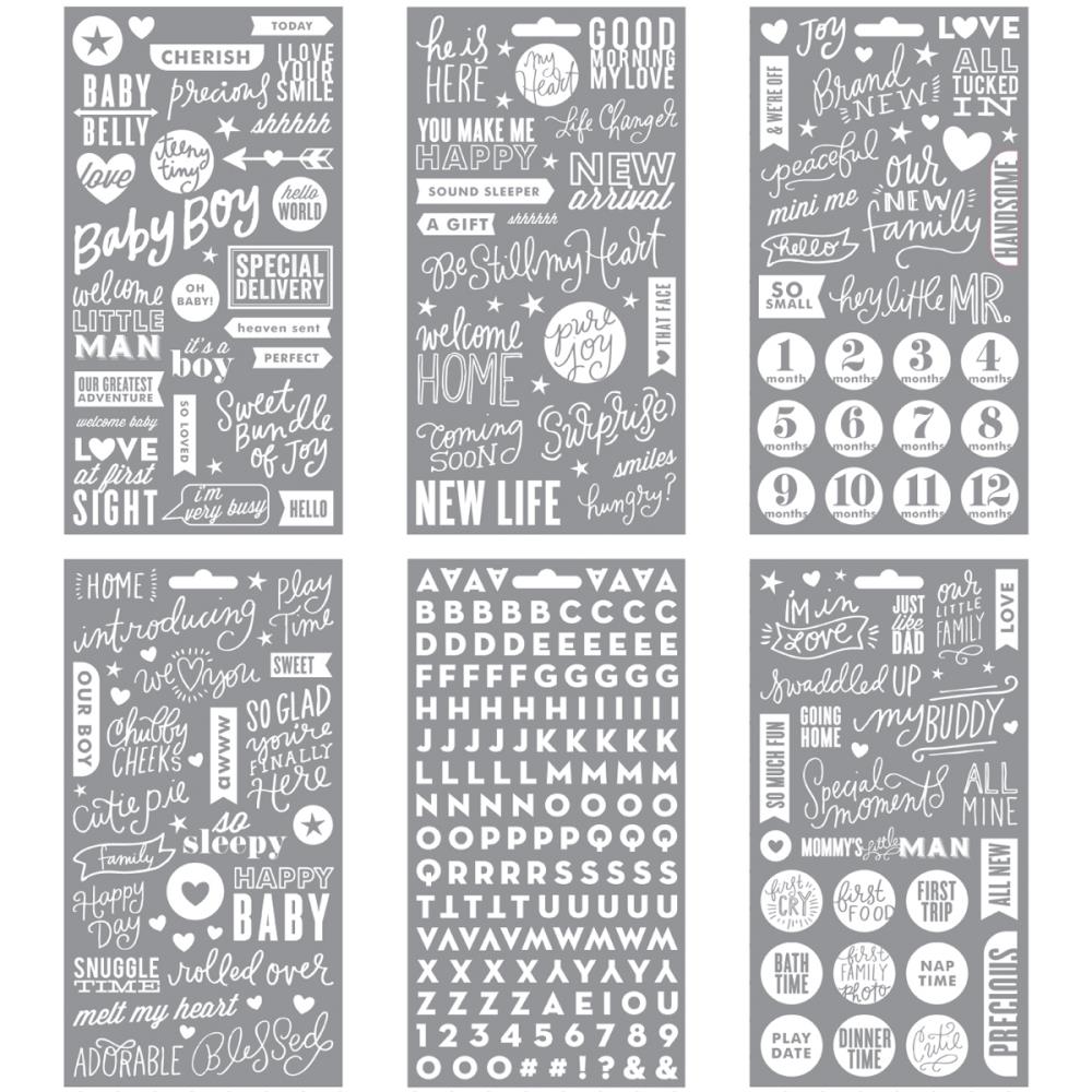 Прозрачные наклейки Me & My Big Ideas "Baby Boy"