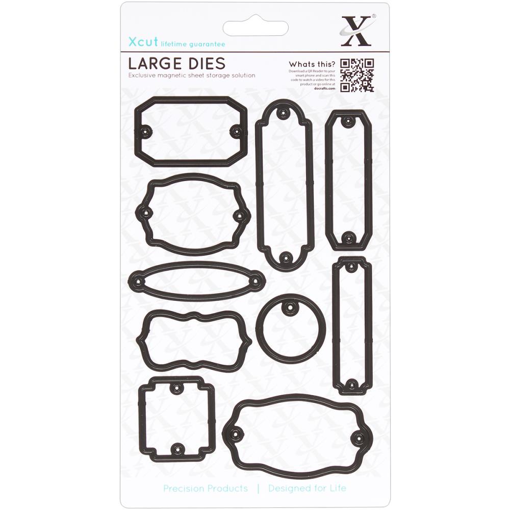 Ножи для вырубки Xcut "Теги, ярлычки"