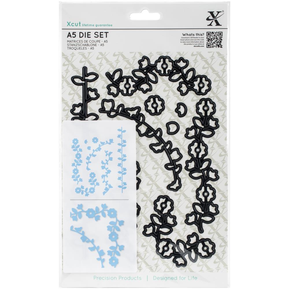 Ножи для вырубки Xcut "Цветочные бордюры"