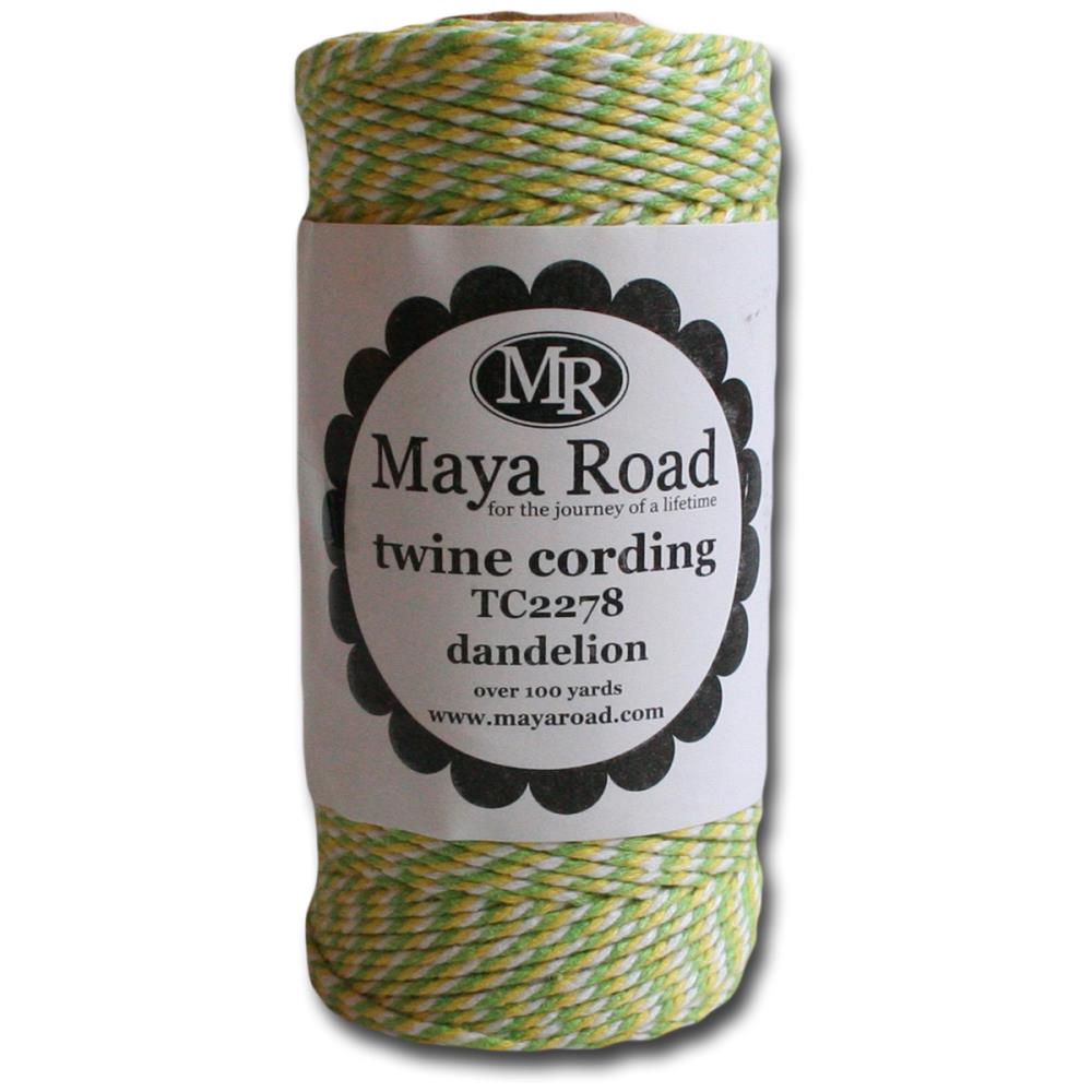 Шнур двухцветный Maya Road, цвет одуванчик