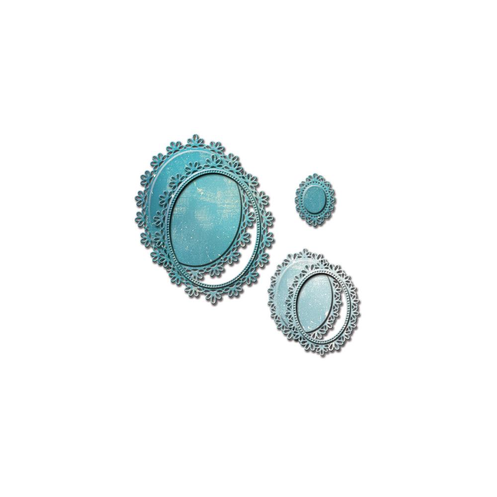 Ножи для вырубки Spellbinders "Цветочные овалы"