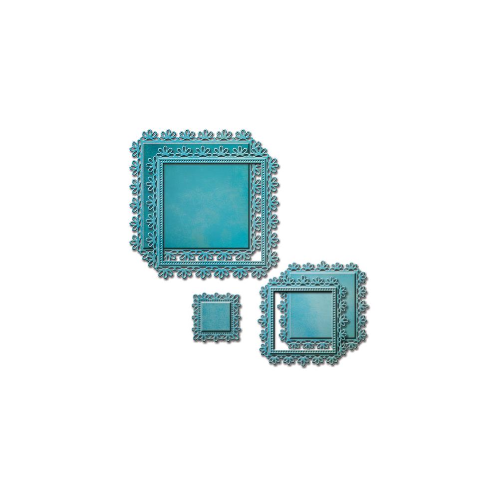 Ножи для вырубки Spellbinders "Тройной цветочный"