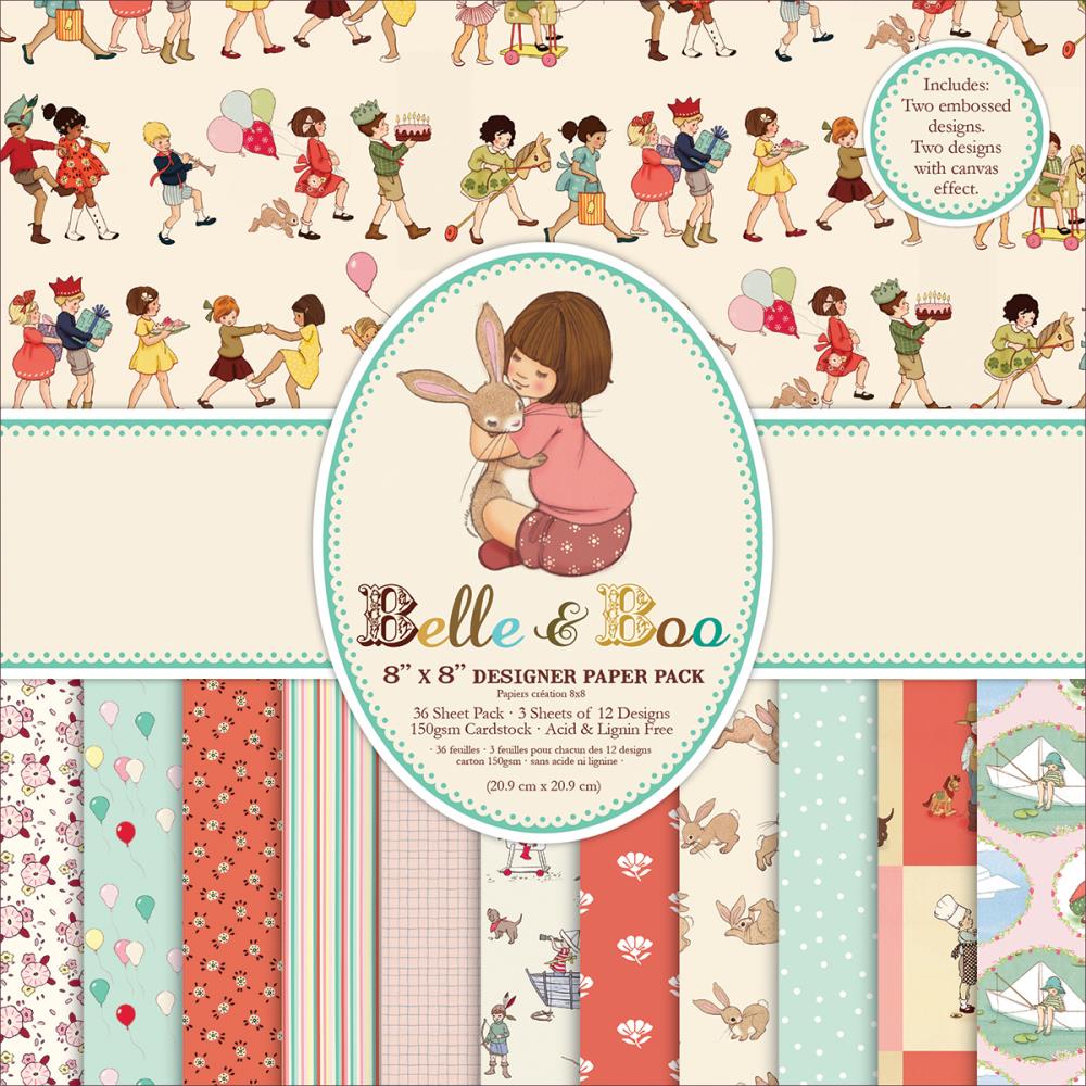 Набор бумаги 20 х 20 смTrimcraft "Belle & Boo"