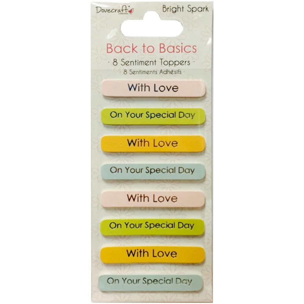 Шильдики с надписями Trimcraft "Bright Spark"