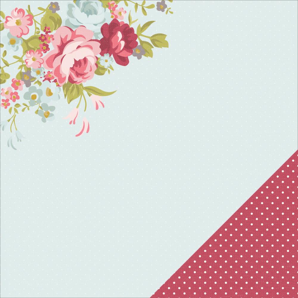 Двусторонняя бумага Kaisercraft "Secret Garden" Posy (Kaiser449)