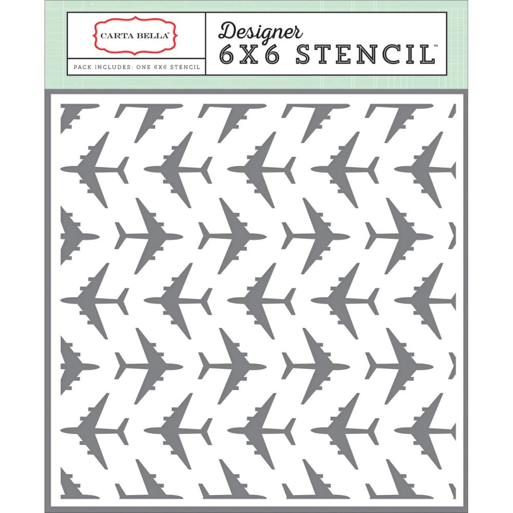 Трафарет Carta Bella "Travel Stories Planes"