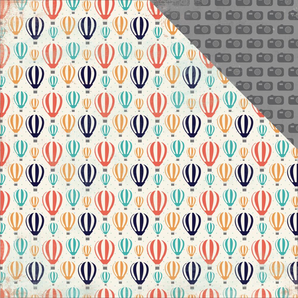 Двусторонняя бумага Carta Bella "Travel Stories" Soar(CBL102)