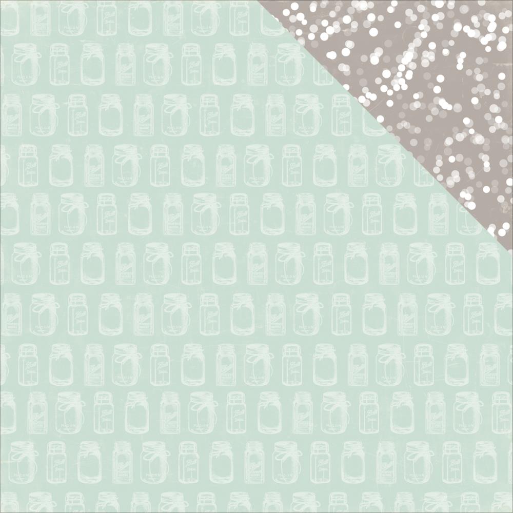 Двусторонняя бумага Carta Bella "Rustic Elegance" Jars (CBL107)