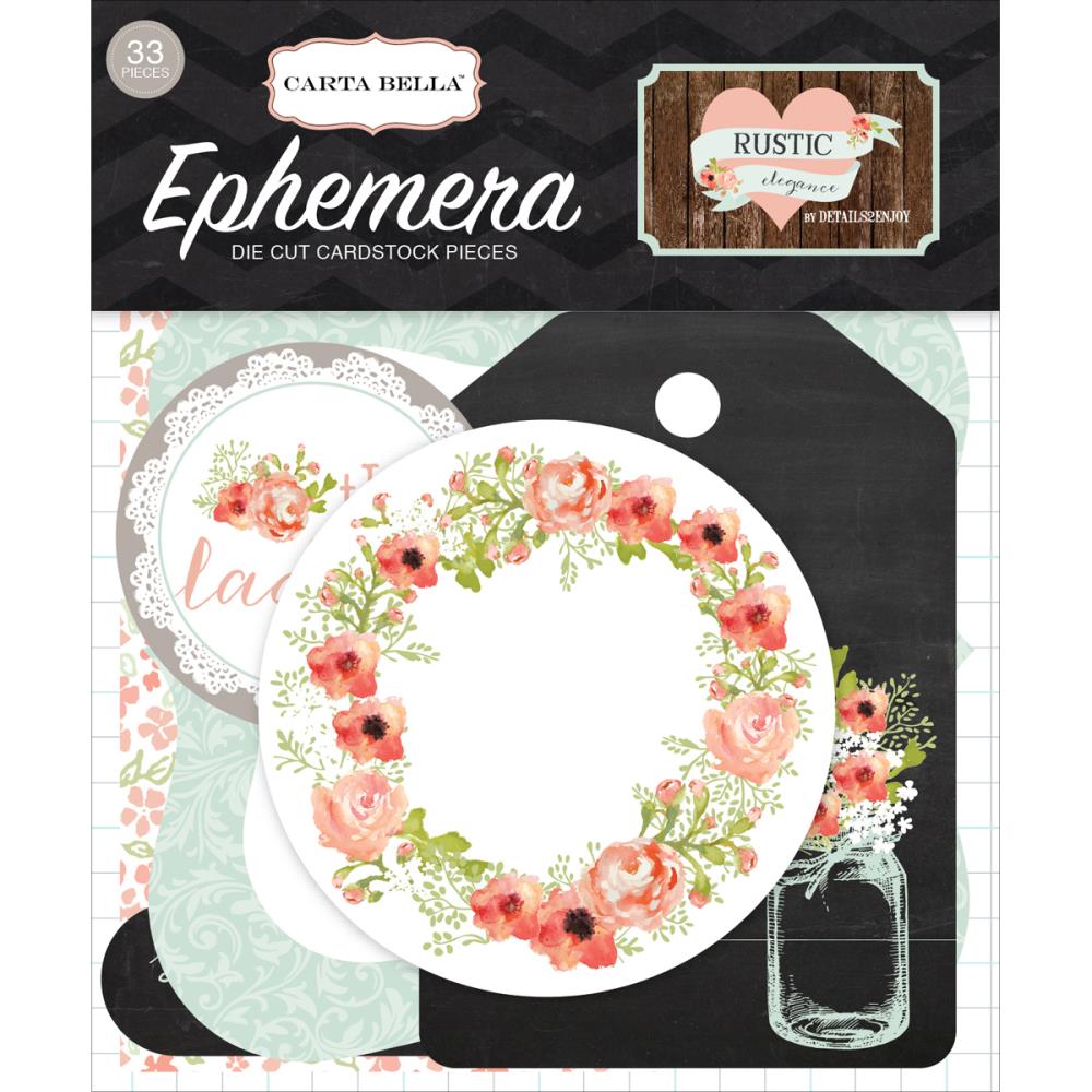 Набор картонной вырубки Carta Bella "Rustic Elegance"