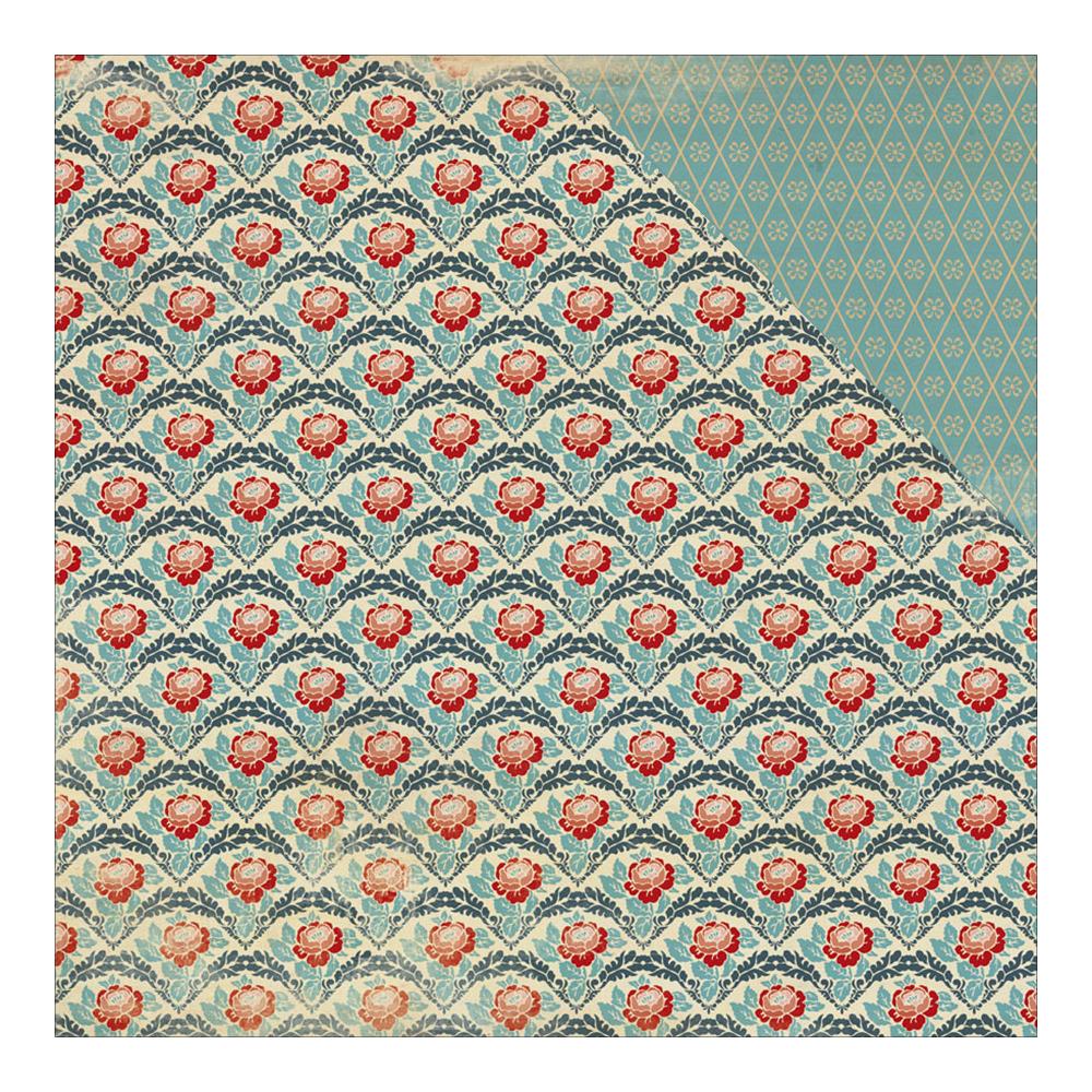 Двусторонняя бумага Authentique "Legacy",Tradition Damask (AU113)