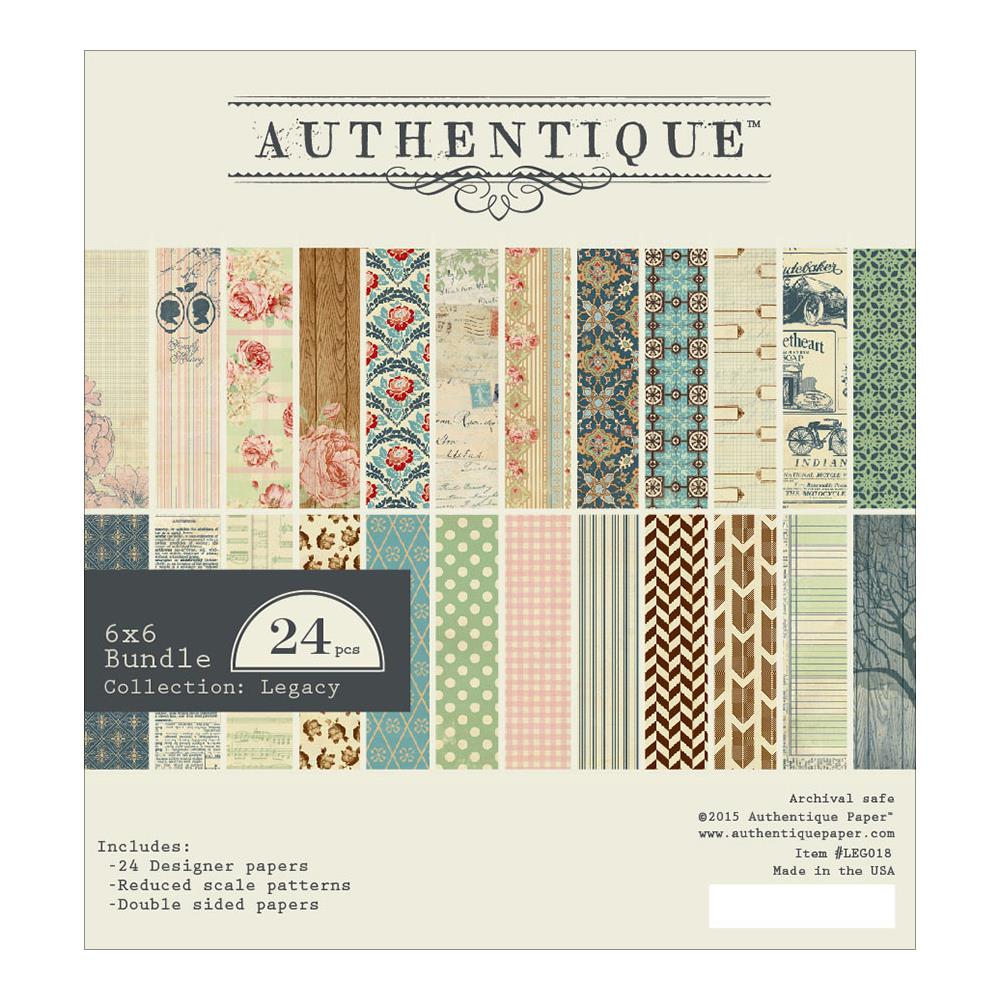 Набор бумаги 15 х 15 см Authentique "Legacy"