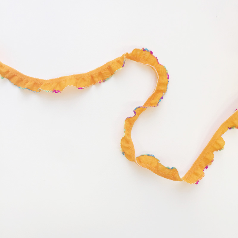 Тесьма-юбочка "Карнавал", цвет оранжевый