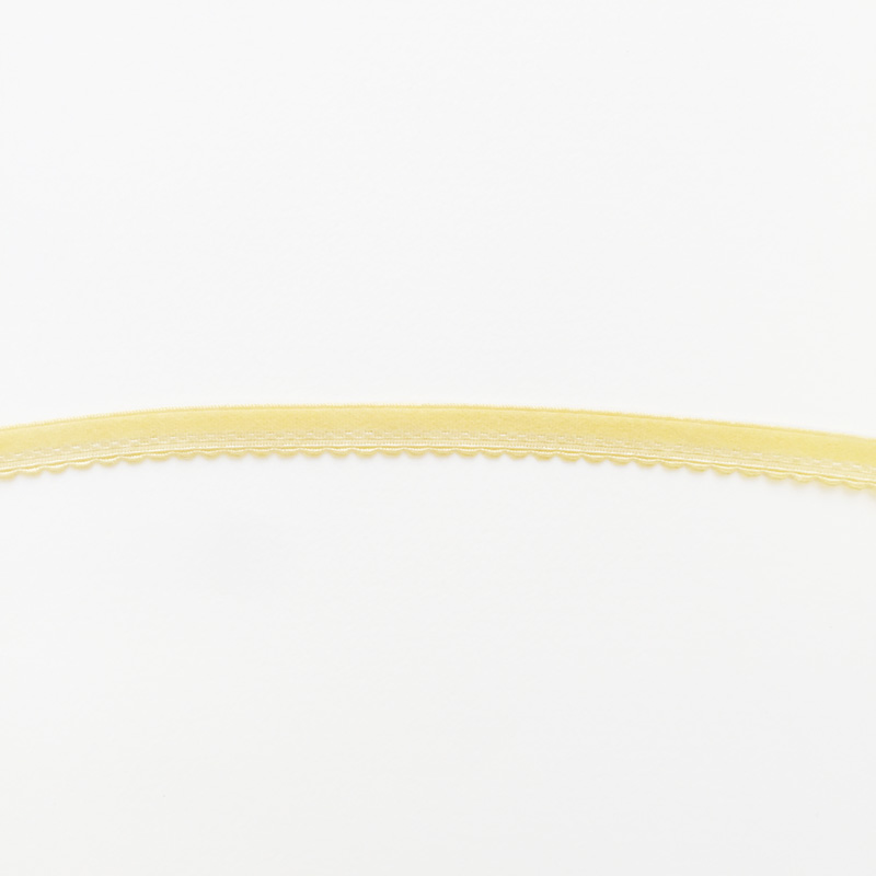 Резинка для блокнотов 8 мм с волнистым краем, цвет жёлтый