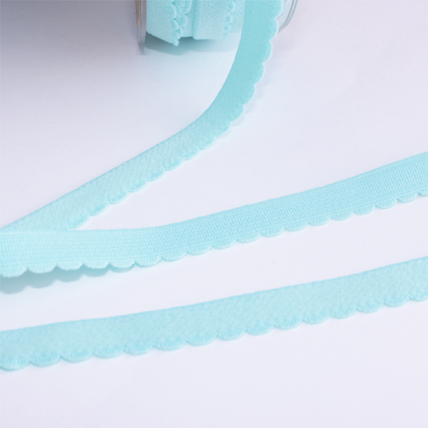 Резинка для блокнотов 11 мм с волнистым краем, цвет тиффани