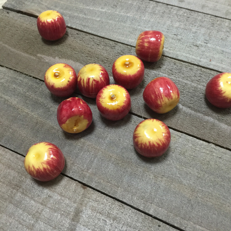 Декоративное мини-яблочко, 2 см