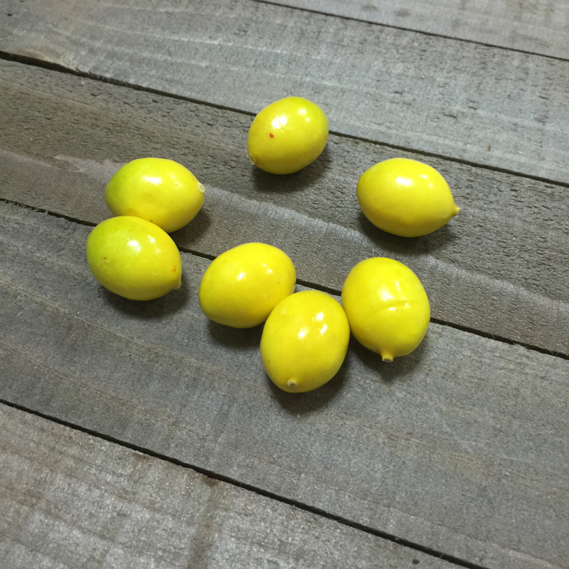 Декоративный мини-лимончик, 2,5 см (309)